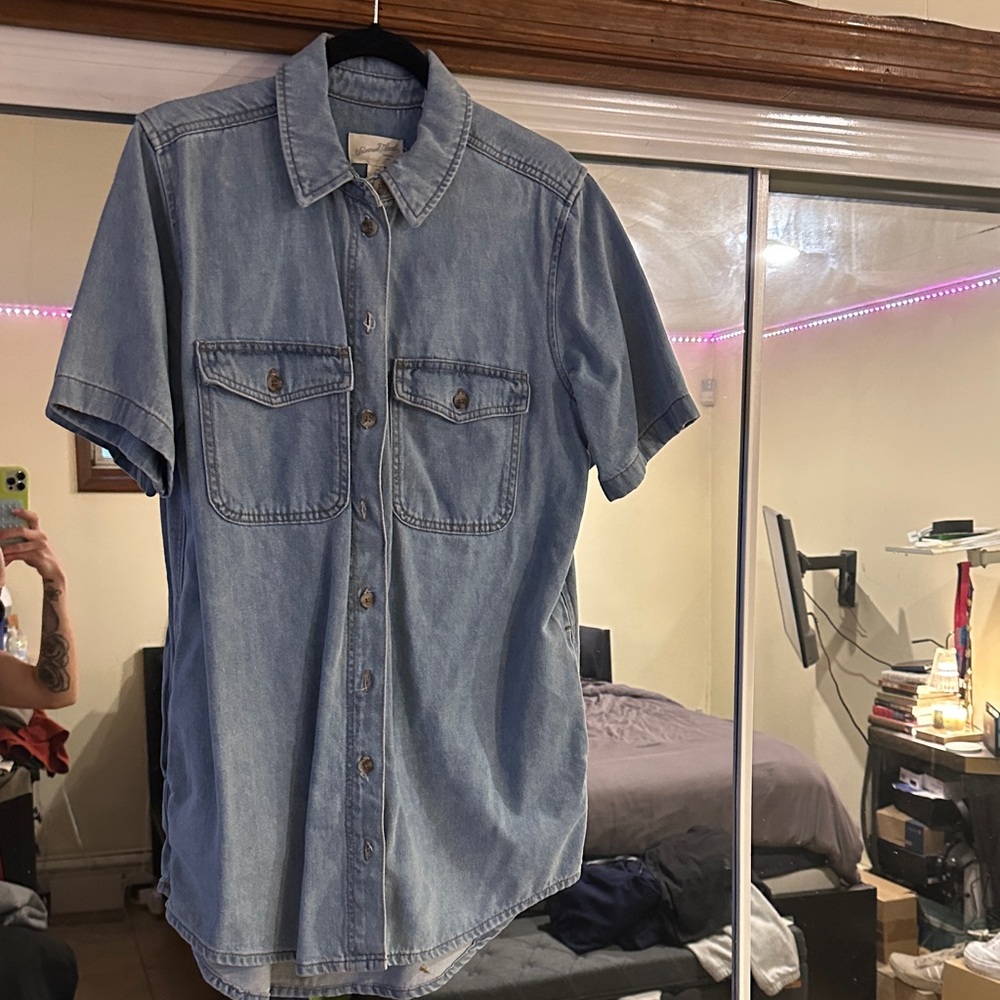 Classic Light Blue Women’s Denim Dress